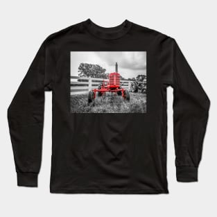 Offset A Selective Red Long Sleeve T-Shirt